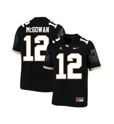 UCF Knights 12 Taj McGowan Black College Football Jersey