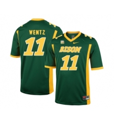 North Dakota State Bison 11 Carson Wentz Green College Football Jersey