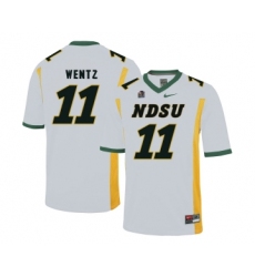 North Dakota State Bison 11 Carson Wentz White College Football Jersey