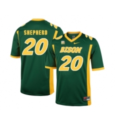 North Dakota State Bison 20 Darrius Shepherd Green College Football Jersey