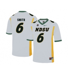 North Dakota State Bison 6 Zach Smith White College Football Jersey