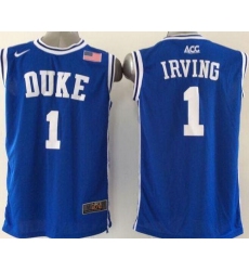 Blue Devils #1 Kyrie Irving Blue Basketball New Stitched NCAA Jersey