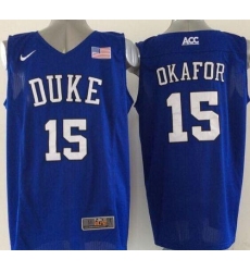 Blue Devils #15 Jahlil Okafor Royal Blue Basketball Elite Stitched NCAA Jersey