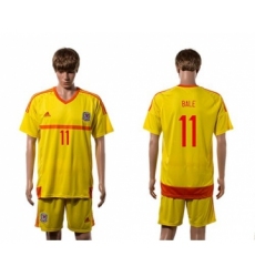 Wales #11 Bale Away Soccer Country Jersey