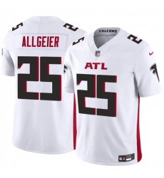 Men's Atlanta Falcons #25 Tyler Allgeier White 2024 F.U.S.E. Vapor Untouchable Limited Football Stitched Jersey