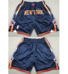 Men's New Yok Knicks Navy Shorts