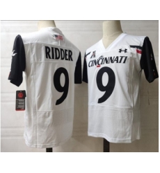 Men's Cincinnati Bearcats #9 Desmond Ridder Alumni White NCAA Jersey College Football