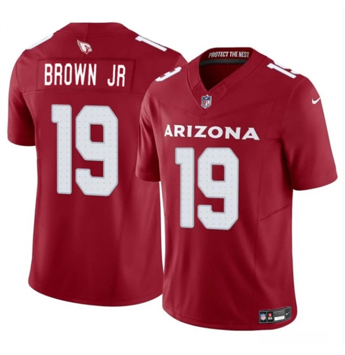 Men's Arizona Cardinals #19 Anthony Brown JR Red 2024 F.U.S.E. Vapor Untouchable Limited Stitched