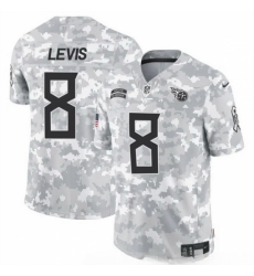 Men's Tennessee Titans #8 Will Levis 2024 F U S E Arctic Camo Salute To Service Limited Stitched Football Jersey