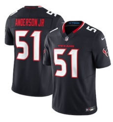 Men's Houston Texans #51 Will Anderson Jr. Nike Navy Vapor F.U.S.E. Limited Jersey