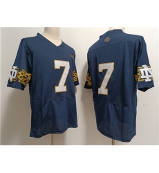 Men's Notre Dame Fighting Irish #7 Audric Estimé Navy Limited Stitched Jersey