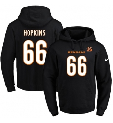 NFL Men's Nike Cincinnati Bengals #66 Trey Hopkins Black Name & Number Pullover Hoodie