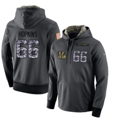 NFL Men's Nike Cincinnati Bengals #66 Trey Hopkins Stitched Black Anthracite Salute to Service Player Performance Hoodie