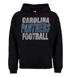 NFL Carolina Panthers Junk Food Kickoff Pullover Hoodie - Black