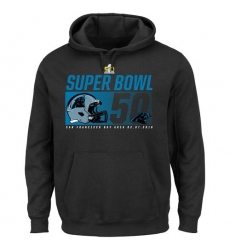 NFL Carolina Panthers Majestic Super Bowl 50 Bound On Our Way Pullover Hoodie - Black