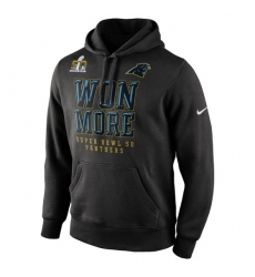 NFL Carolina Panthers Nike Super Bowl 50 Bound Won More Pullover Hoodie - Black