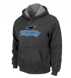 NFL Men's Nike Carolina Panthers Authentic Logo Pullover Hoodie - Dark Grey