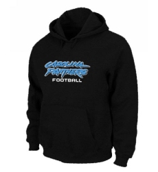 NFL Men's Nike Carolina Panthers Font Pullover Hoodie - Black