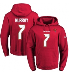 NFL Men's Nike Tampa Bay Buccaneers #7 Patrick Murray Red Name & Number Pullover Hoodie