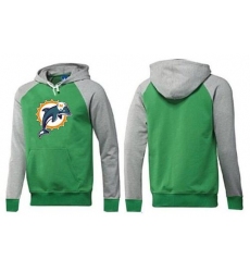 NFL Men's Nike Miami Dolphins Logo Pullover Hoodie - Green/Grey