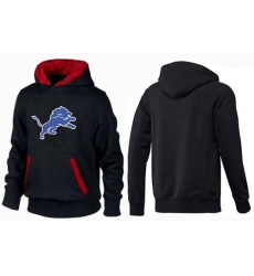 NFL Men's Nike Detroit Lions Logo Pullover Hoodie - Black/Red