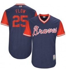 Men's Majestic Atlanta Braves #25 Tyler Flowers 