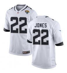 Men's Jacksonville Jaguars #22 Jarrian Jones White Team Game Nike Jerseys