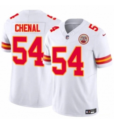 Youth Kansas City Chiefs #54 Chenal Chiefs White 2024 F.U.S.E. Vapor Untouchable Limited Stitched Football Jersey