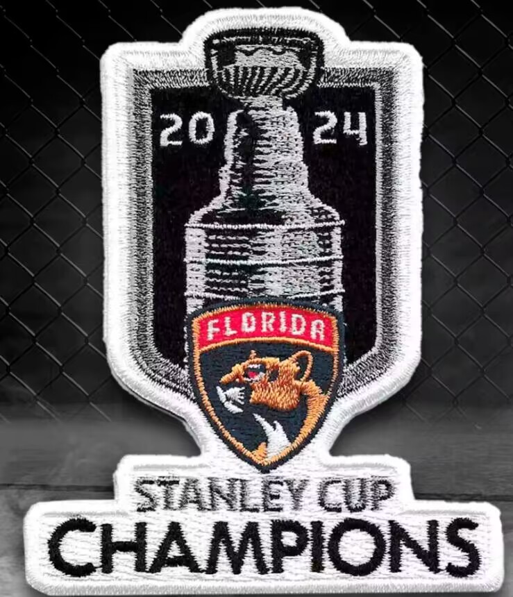 2024 NHL Stanley Cup Final Champions Florida Panthers Jersey Patch